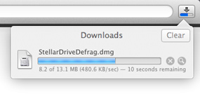 1. Download Stellar Defrag Mac.
